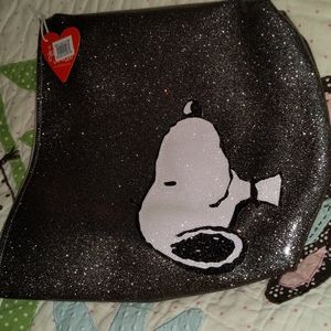 Julie mollo snoopy zip bag
